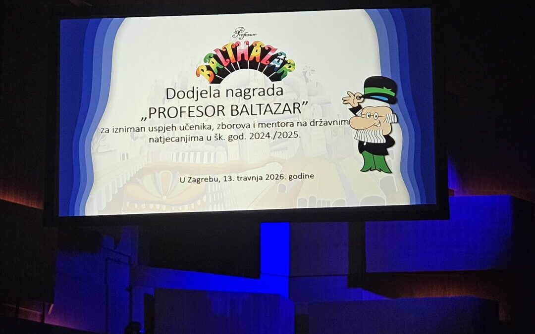 Dodjela nagrada “Profesor Baltazar”